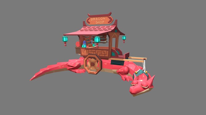Mobile shop 3D Model
