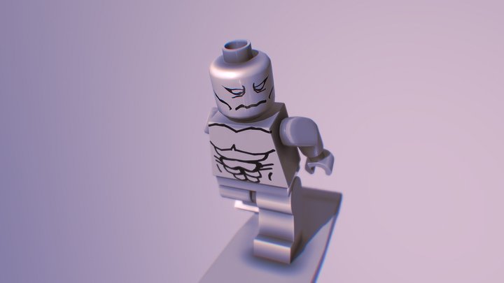 The silver surfer 3D Model