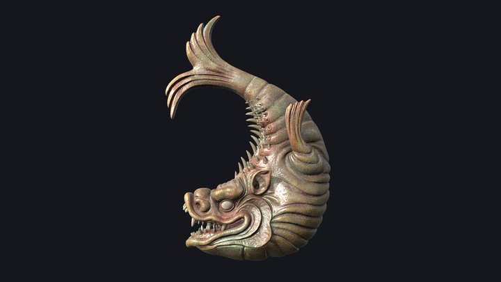 Shachihoko 3D Model