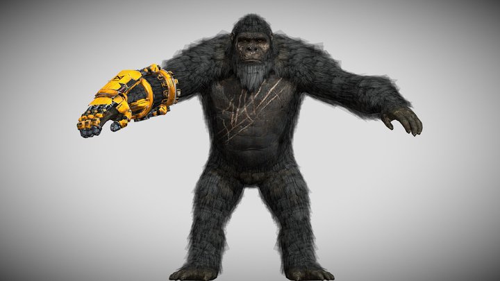 B.E.A.S.T. Glove King Kong 3D Model