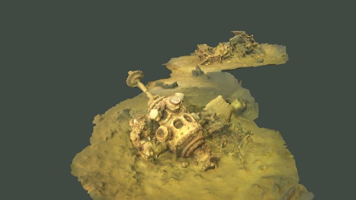 Corsair #88382 Plane Wreck 3D Model