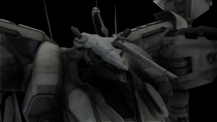 White Glint 3D Model