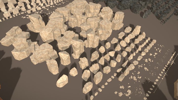 Nature Rock 3D Model