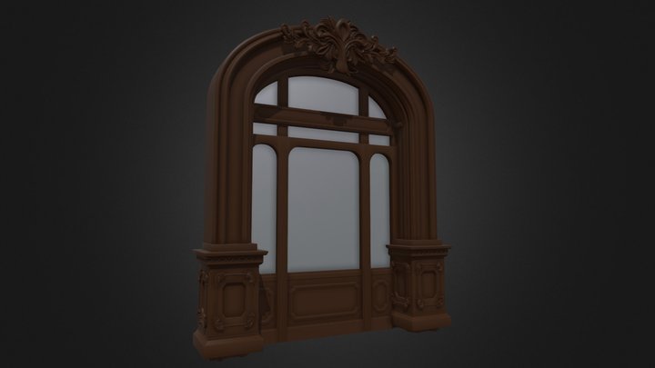 Large Fancy Window 3D Model