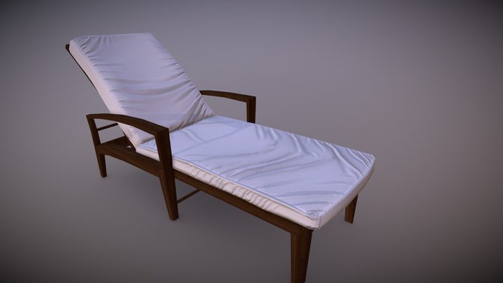 Garden Chair 2 3D Model