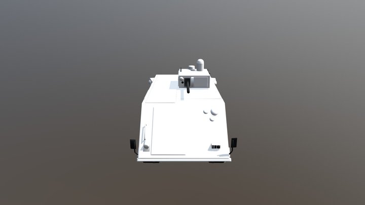 Military APC 3D Model