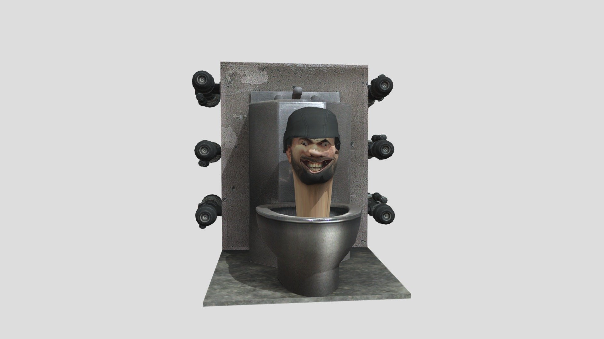 Skibidi Toilet rocket kamikaze - 3D model by LIROLISM (@LIROLISMM ...