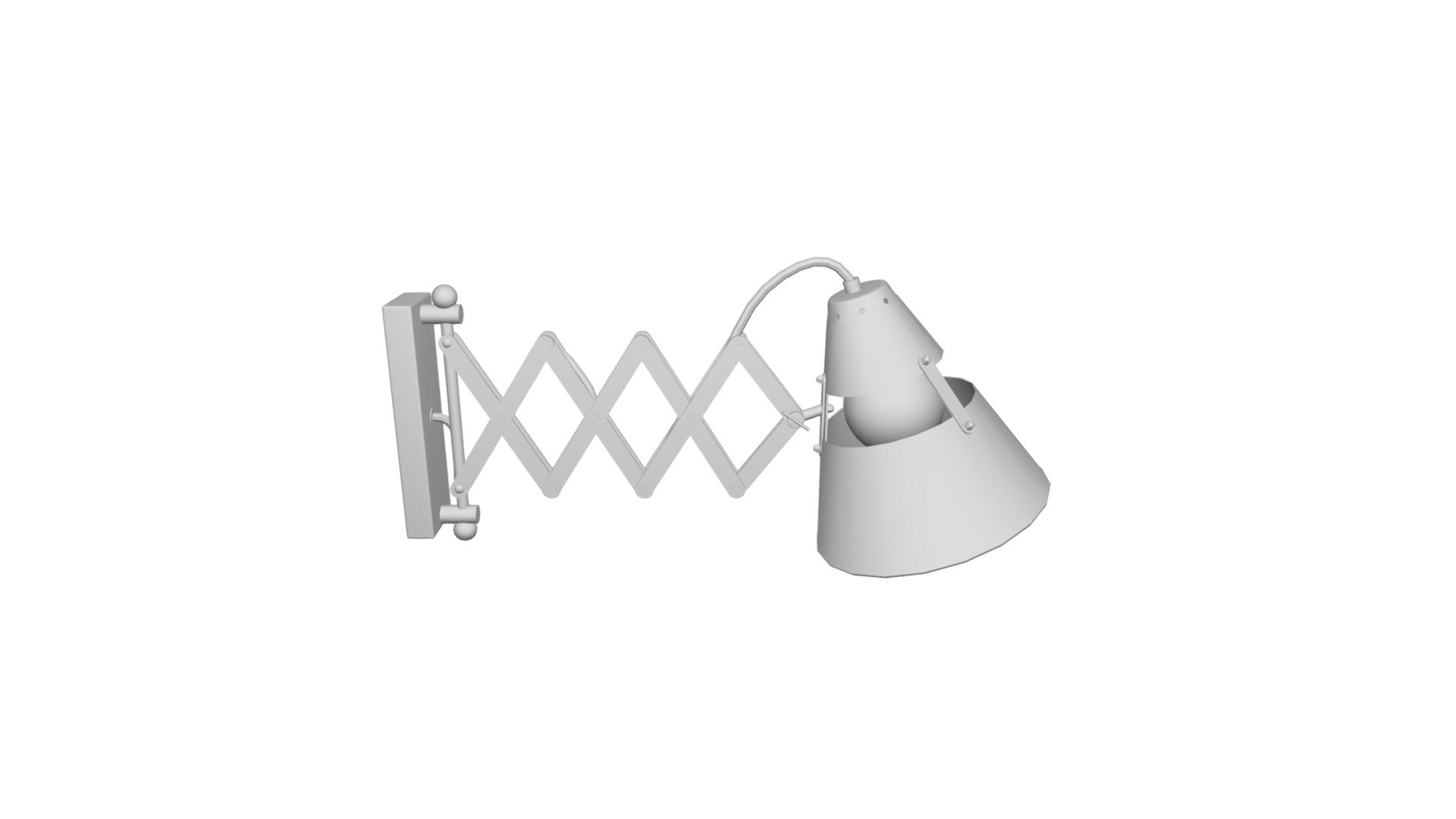 Бра раздвижное черное Industrial Black 5444 - 3D model by dg-home.ru ...