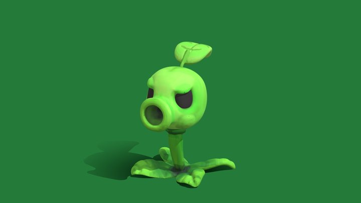 pvz - Lanzaguizantes modelo 3D Free download 3D Model