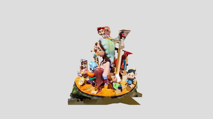 Falla Infantil Segrelles 2024 - Test 3D Model