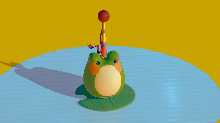 Itty Errick (The Little Frog) 3D Model