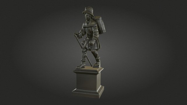 Statuette eines Bauern / Peasant Statuette