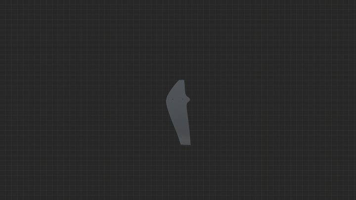 Stabilisateur 240 windfoil 3D Model