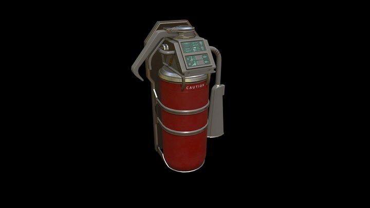 Fire extinguisher 3D Model