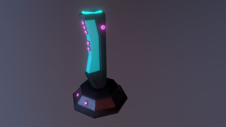Gun Handle 3D Model