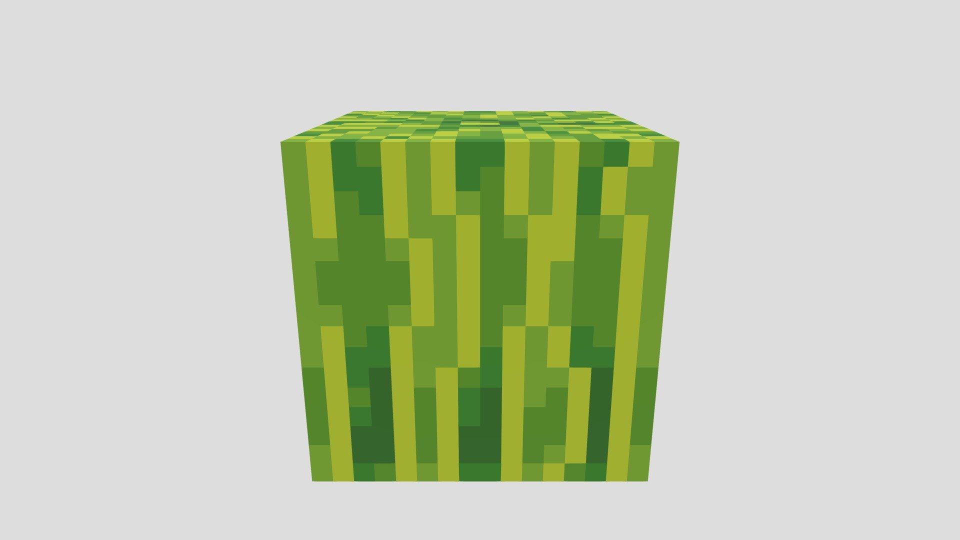 Minecraft watermelon Download Free 3D model by timmyyom36 [0d0f967