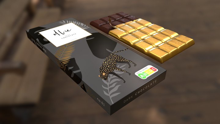 Ellie Chocolate Wrapping Demo 3D Model