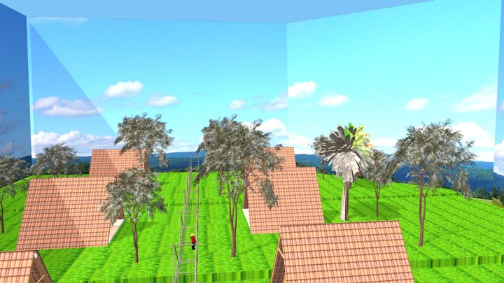 jembatanbambu1dansawah 3D Model