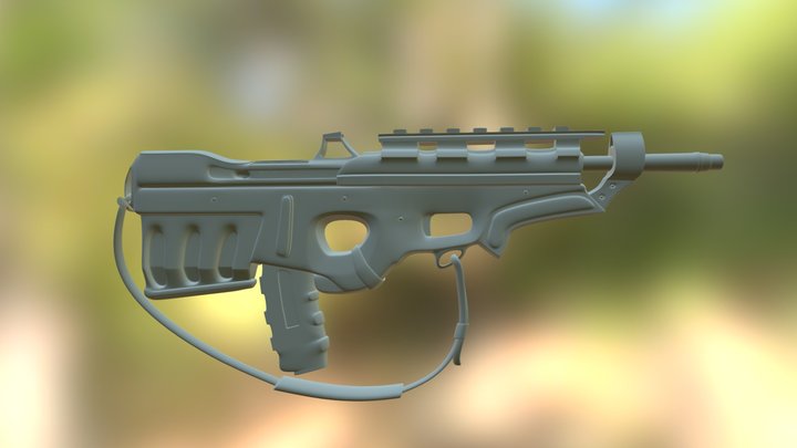 Smg Hipoly 3D Model