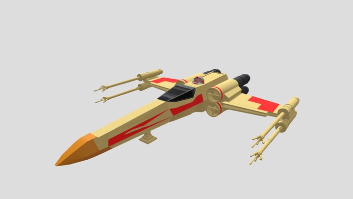x-wing 3D Model