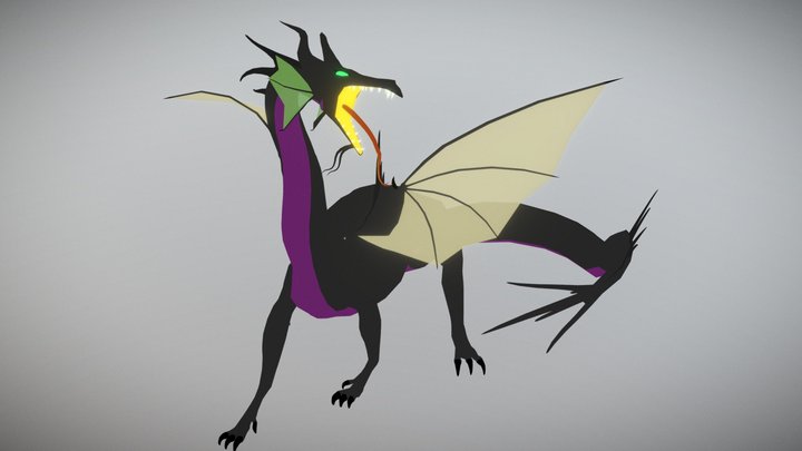 Dragon Maleficent 3D Model