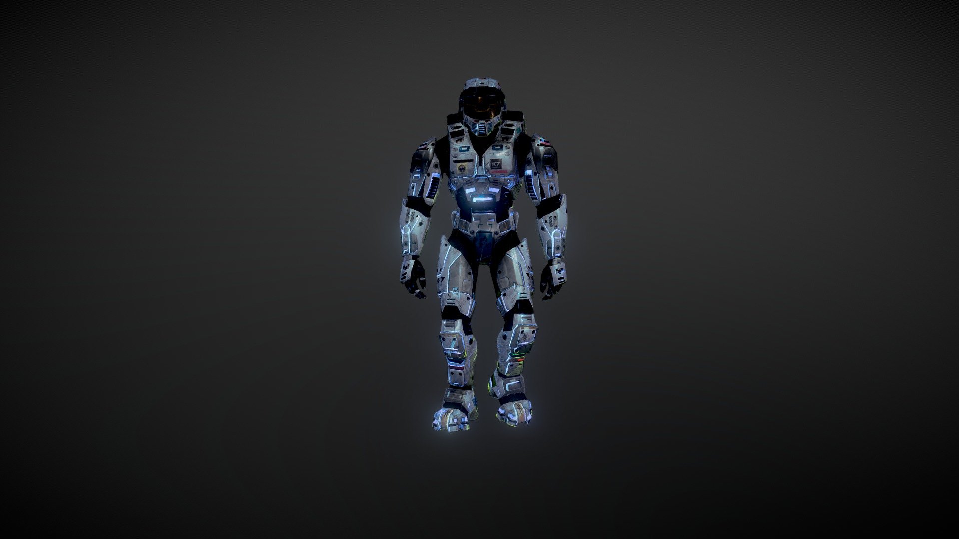 HALO FAN-ART VZLA Walking (Animation)