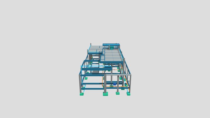 Modelagem 3D - Instalações 3D Model
