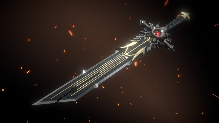 Broken sword Free 3D Model