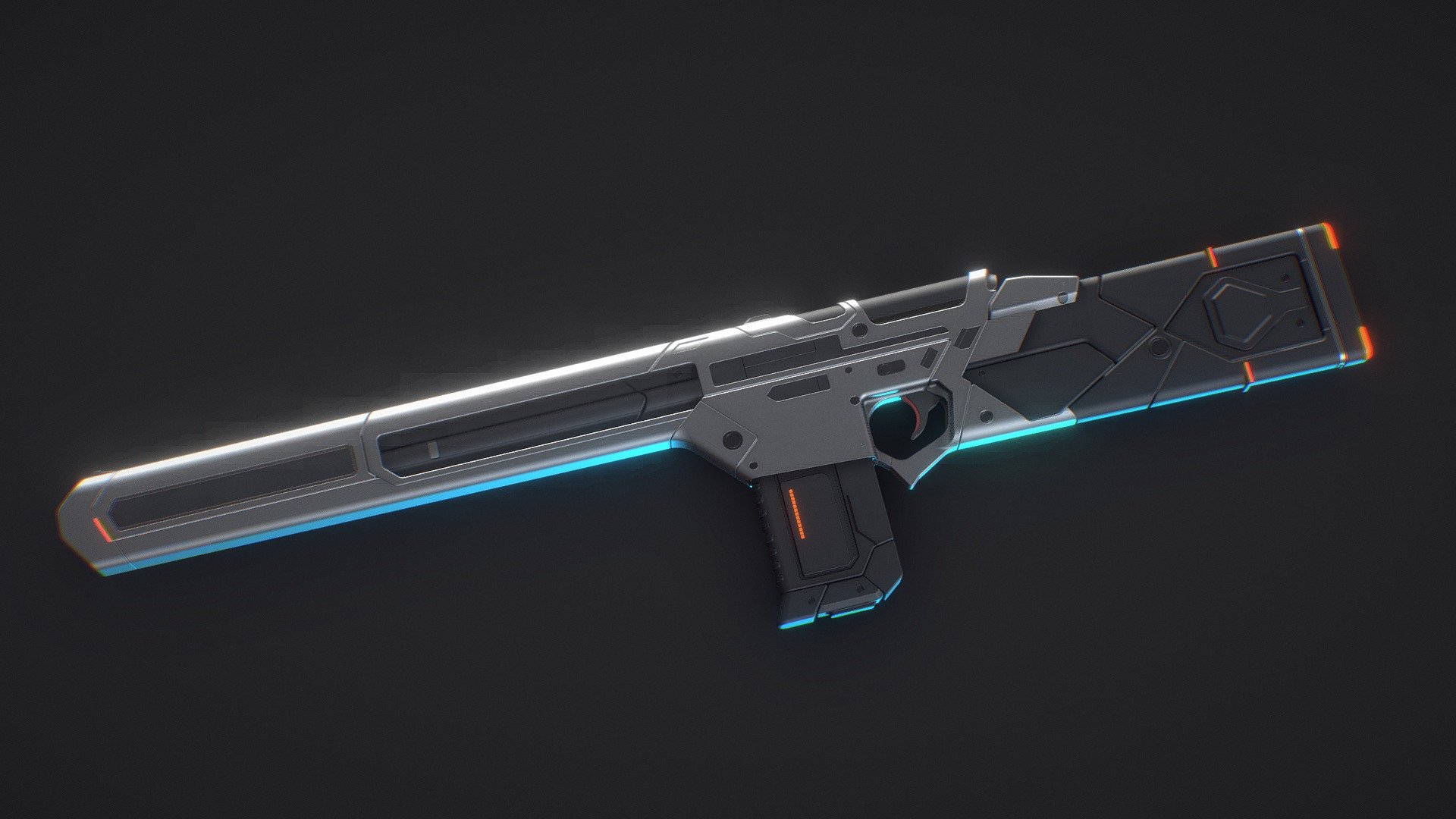 SCIFI SMG - Buy Royalty Free 3D model by re1monsen [0d148b0 ...