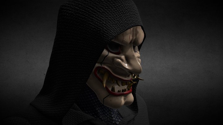 Oni mask 3D Model