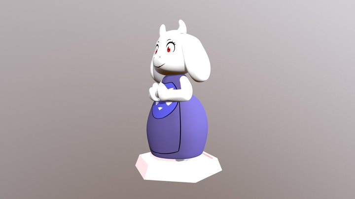 Chibi Toriel. 3D Model