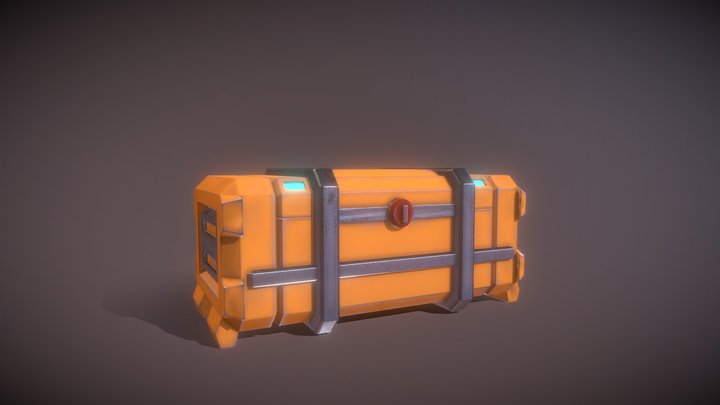Scifi Crate 3D Model