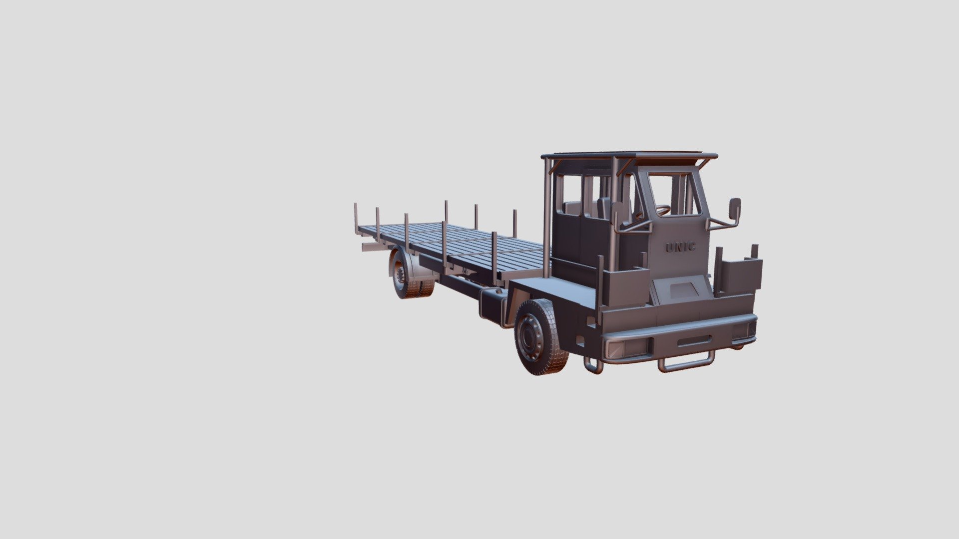 Camion Porte Fer UNIC 1970 — Sketchfab embed 3D viewer