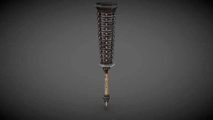 HexMace 3D Model