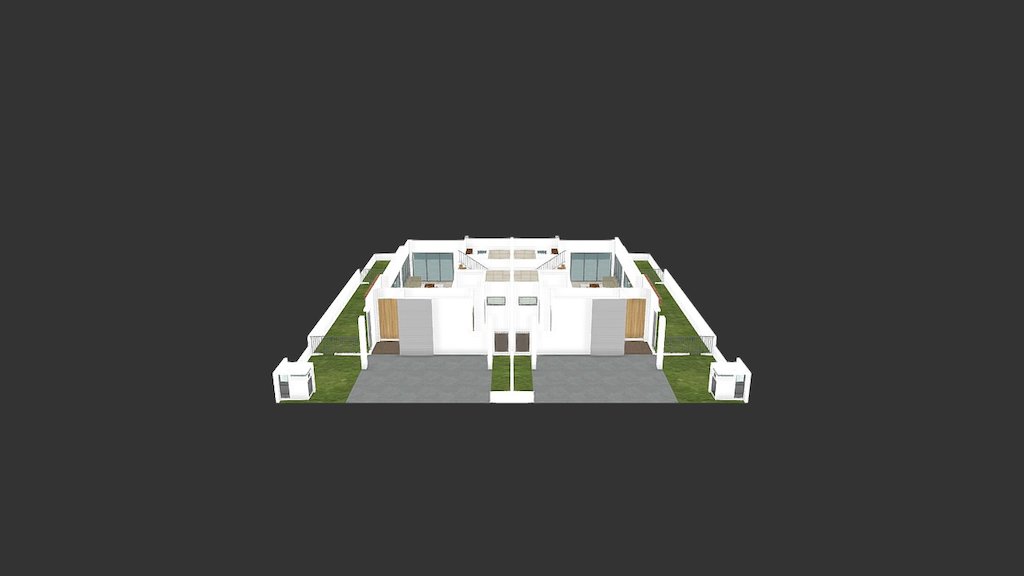 Semi D Dual Frontage - ground floor 01 - 3D model by TwentyFive7 ...