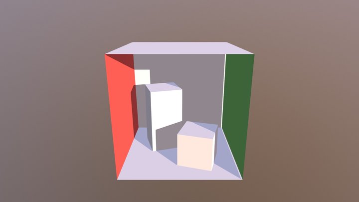 Cornell Box- Original 3D Model