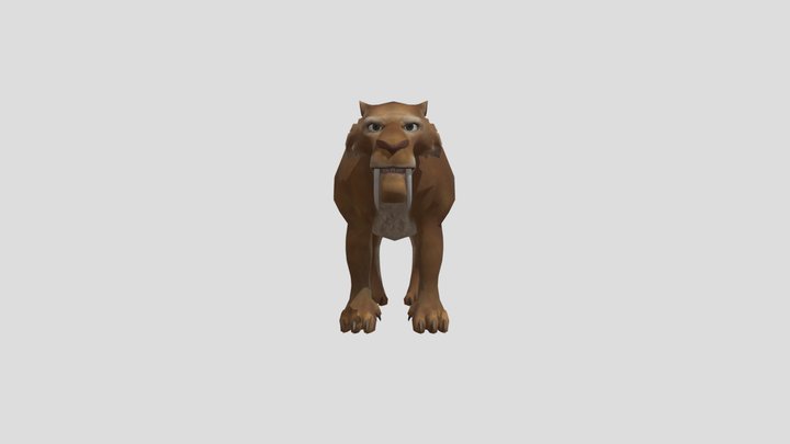 Diego (Ice Age 2 APAE Jataizinho 19-12-2018) 3D Model