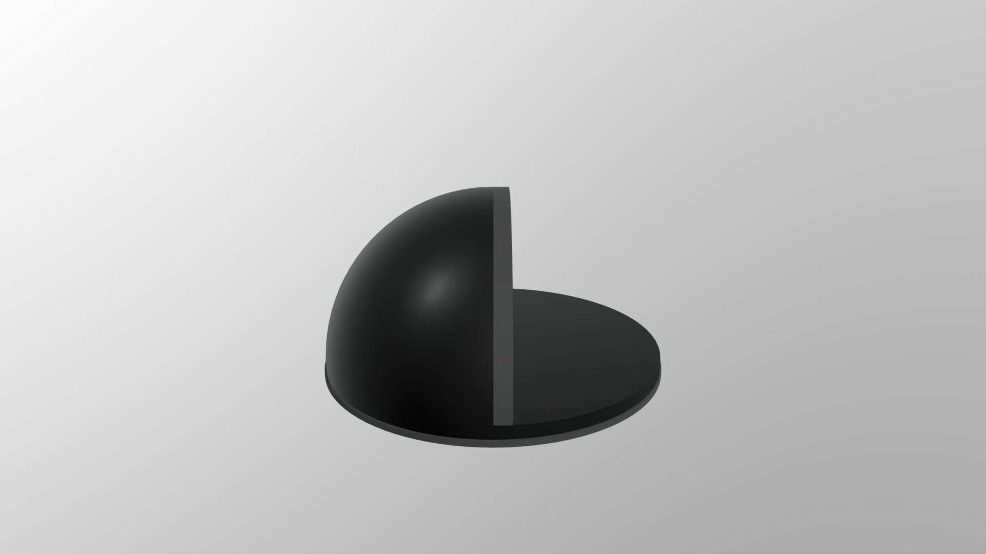 Odbój drzwiowy przyklejany ODB B00 KL — Sketchfab embed 3D viewer