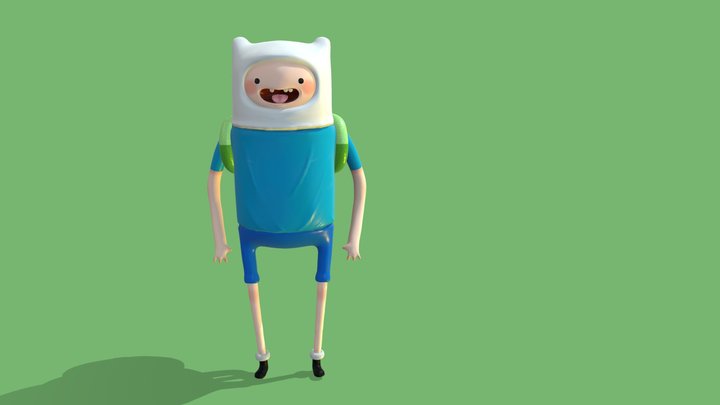 Finn the human - Adventure time 3D Model