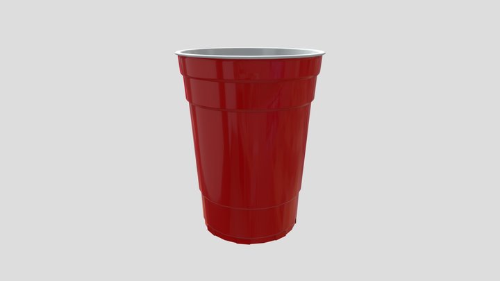Red Solo Cup 3D Model