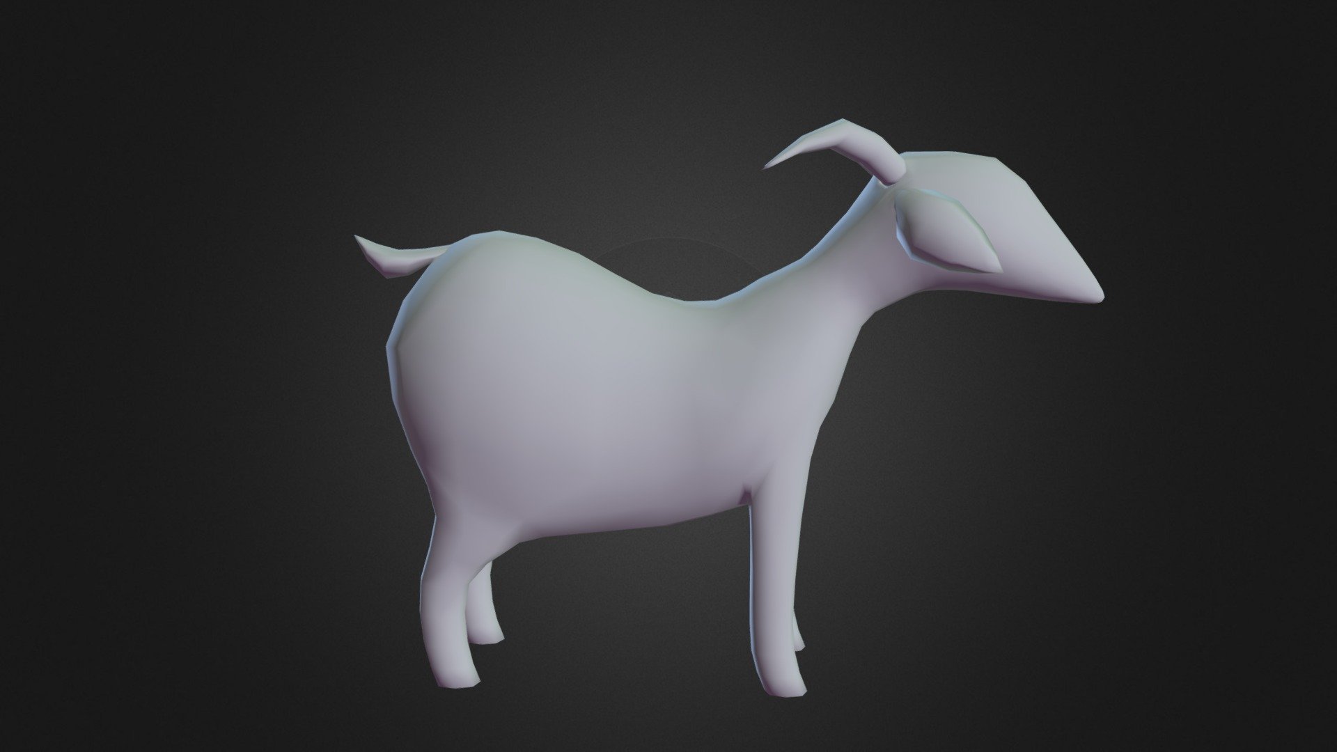 Goat redone to be more expressive and stylistic