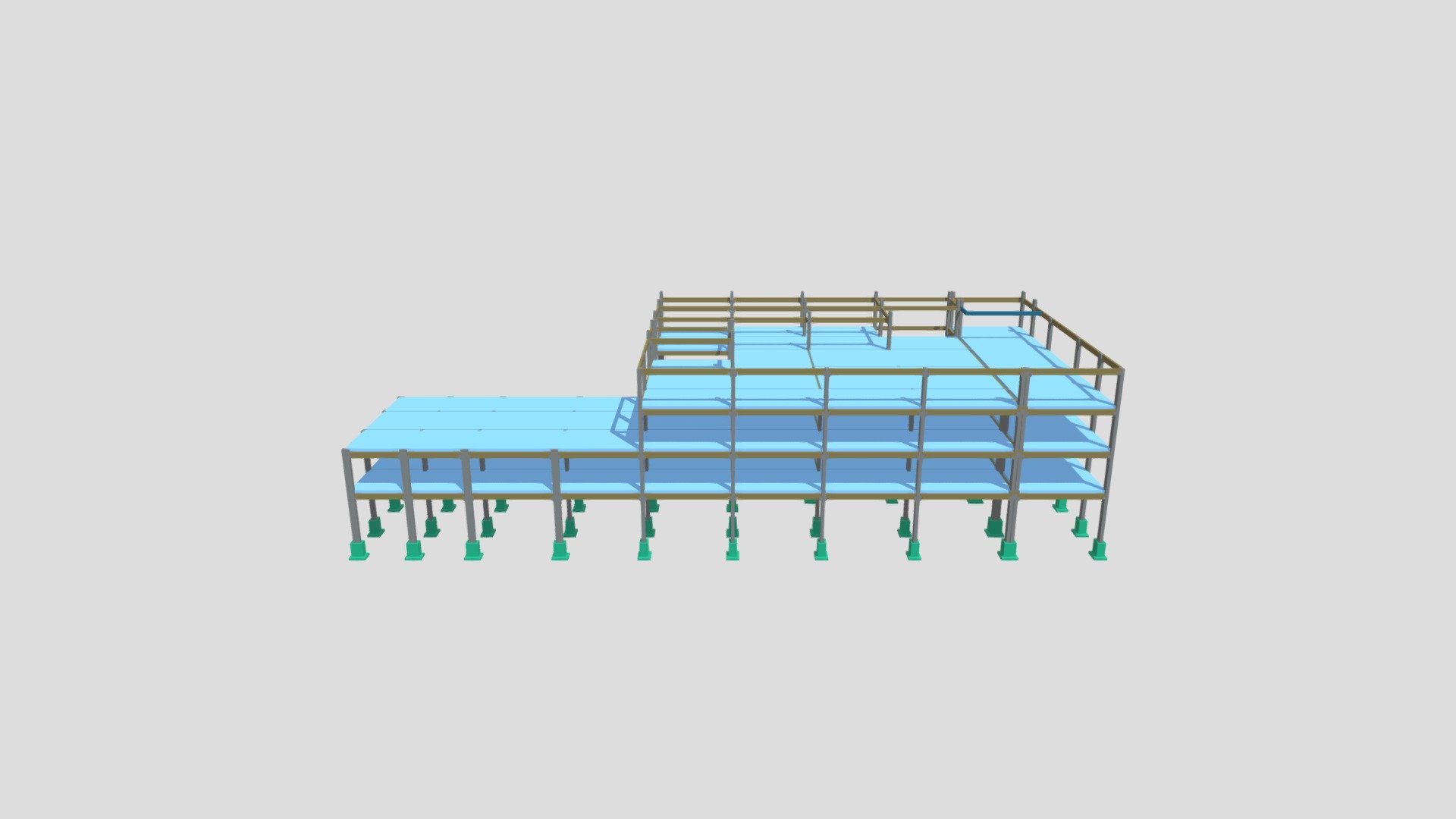Modelagem Estrutural 3D - Garagem MRV