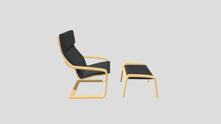325 Ema Westerfeld Ikea Chair FBX 3D Model