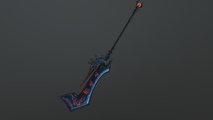 Halberd 3D Model