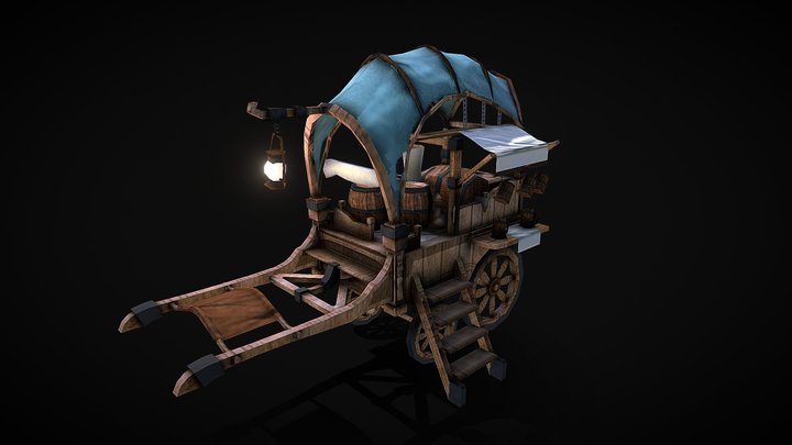 3d-Wagons Fan art 3D Model