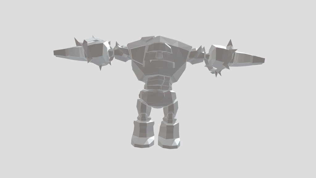 Polygonal Golem [No Texture] [Chicken Gun]