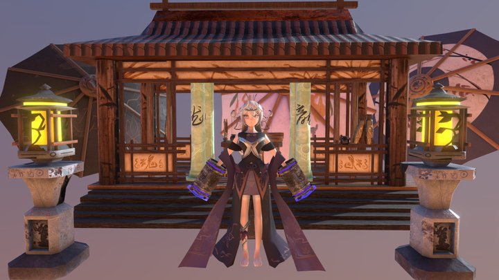 Kuheya (Costume 1) 3D Model