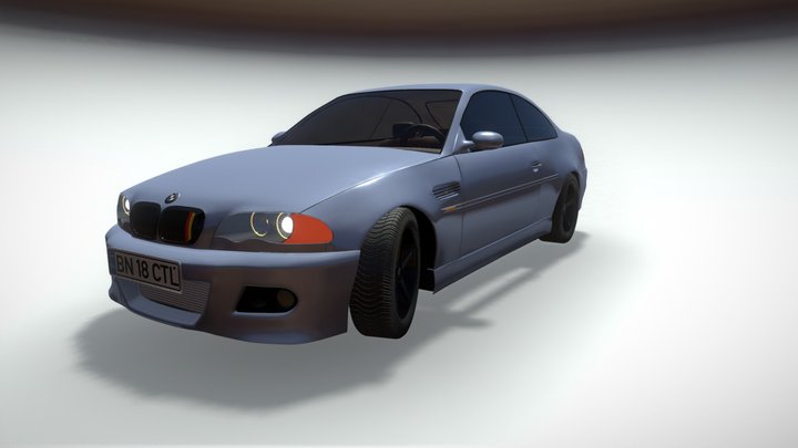 BMW E46 M3 2005 3D Model