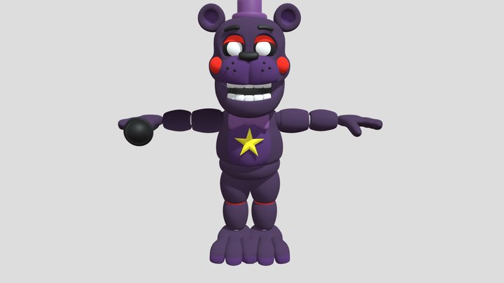 Shadow Rockstar Freddy – Free 3D Model STL