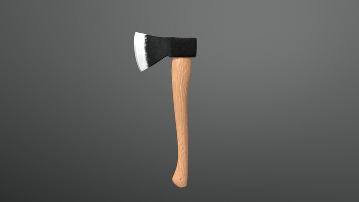 Realistic Axe 3D Model